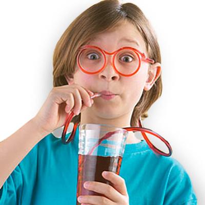 Click to get Silly Straw Eyeglasses