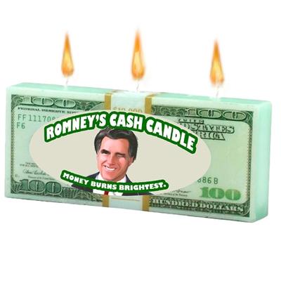 Click to get Mitt Romneys Cash Candle