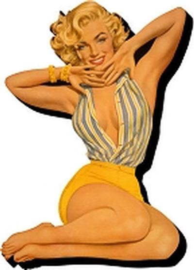 Click to get Marilyn Monroe Pin Up Magent