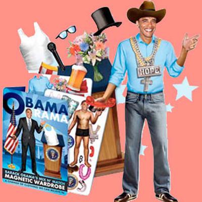 Click to get Obama Rama Magnetic Dress Up Kit