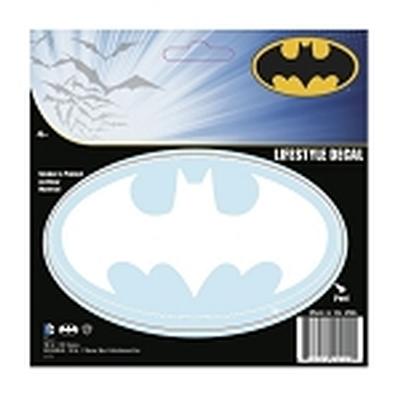 Click to get Batman Logo Car Sticker Solid White