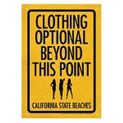 Click to get Clothing Optional Tin Sign
