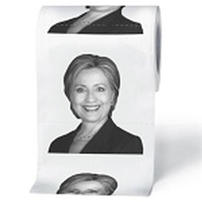 Click to get Hillary Clinton Toilet Paper
