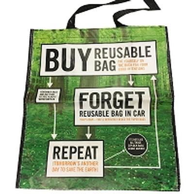 Click to get Buy Forget Repeat Shopping Bag