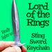 Lord of the Rings Sting Sword Keychain