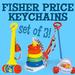 Fisher Price Classics Keychains: Set of 3