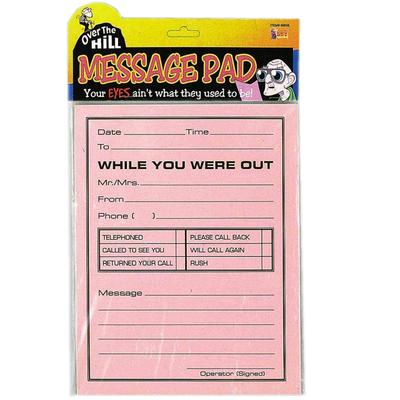 Click to get Over the Hill Jumbo Message Pad