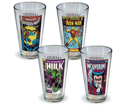 Click to get Marvel Comics Classic Covers Glass Set 4 Pack