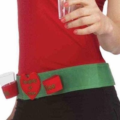 Click to get Naughty or Nice Shot Glass Belt
