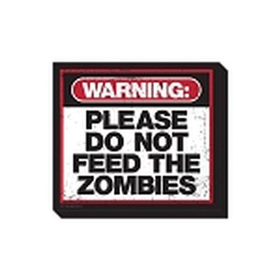 Click to get Zombie Warning Magnet
