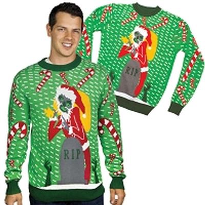 Click to get Ugly Christmas Sweater Zombie Santa
