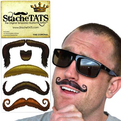 Click to get Stache Tats Corona Temporary Mustache Tattoos