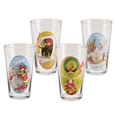 Click to get The Grinch Christmas 4pc Glass Set