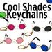 Cool Shades Keychains (4 pack)