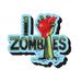 I Heart Zombie Magnet